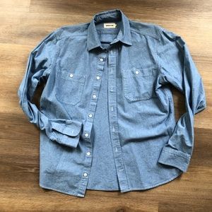 Taylor Stitch Blue Casual Button Down Shirt